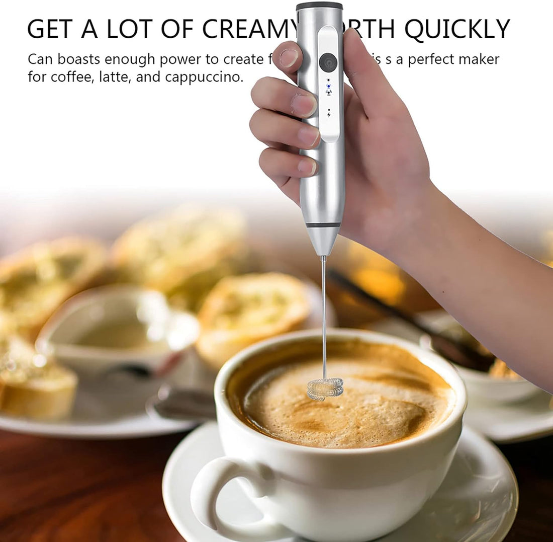 USB Rechargeable Milk/Egg Frother